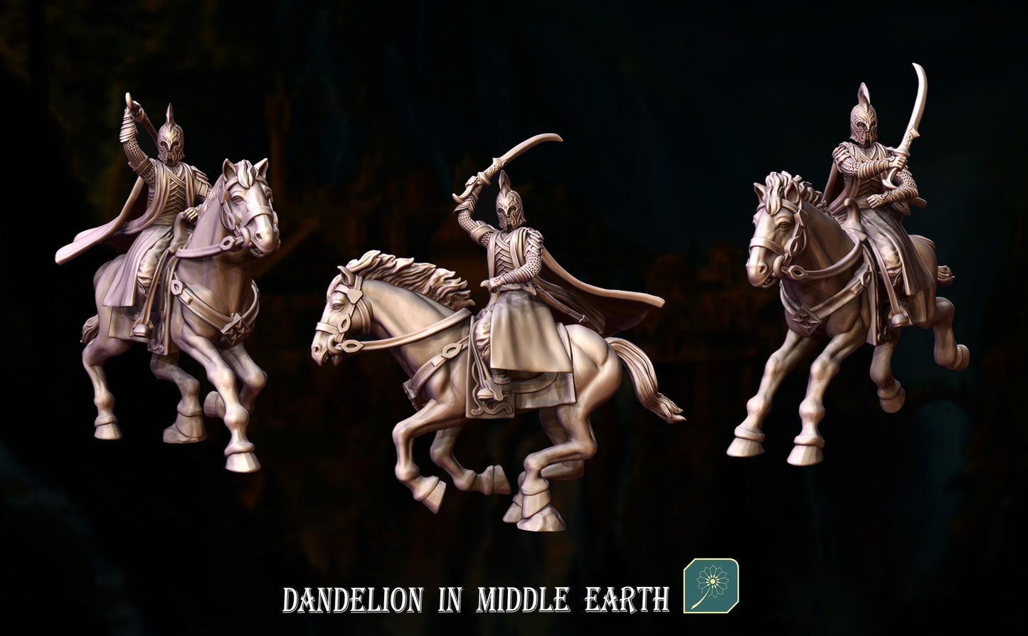 Deep Valley High Elf Cavalry (x8 miniatures) from Dandelion