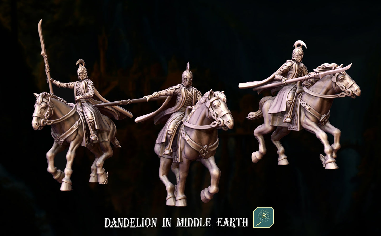 Deep Valley High Elf Cavalry (x8 miniatures) from Dandelion