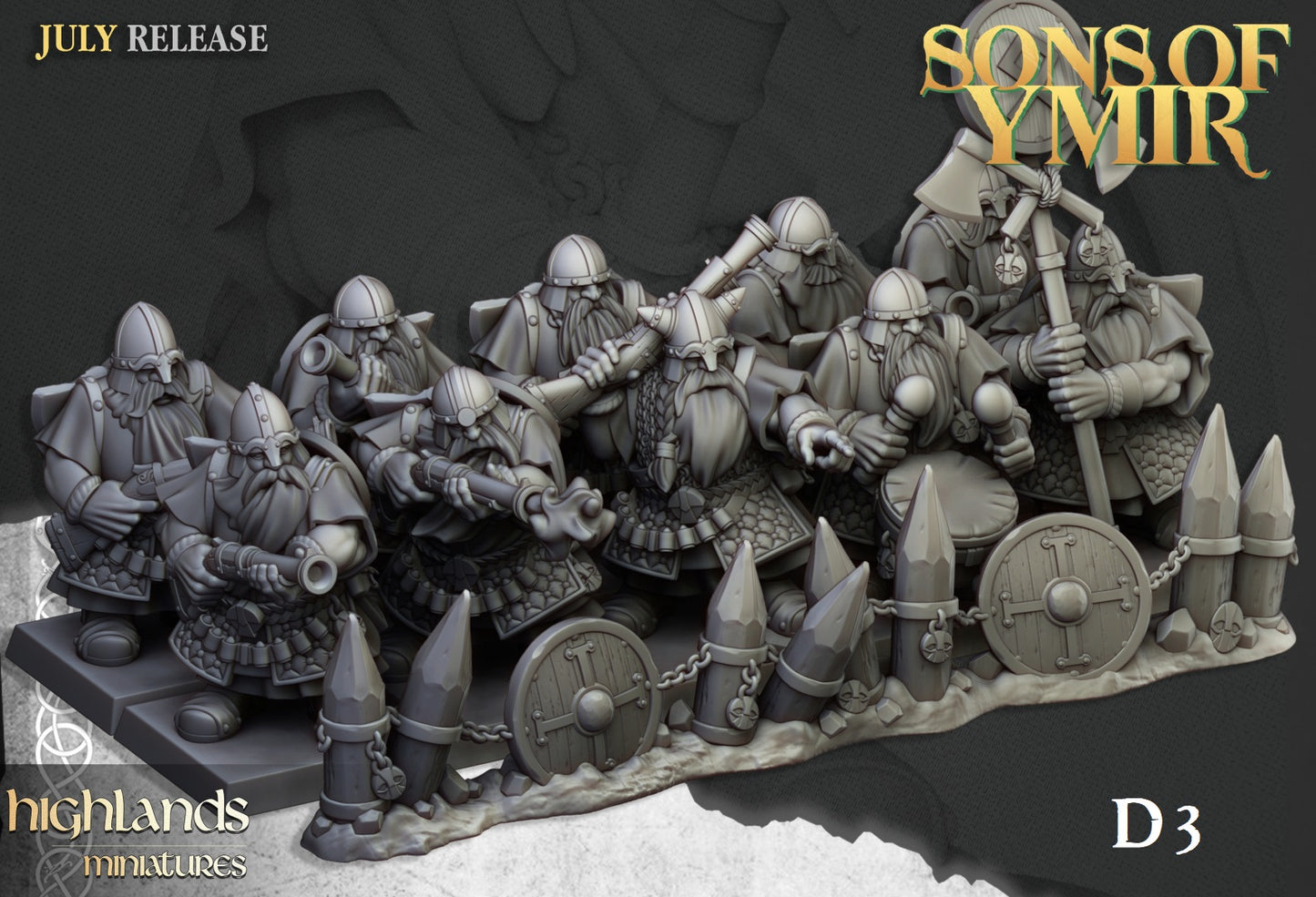 Dwarven Marksmen from Highlands Miniatures