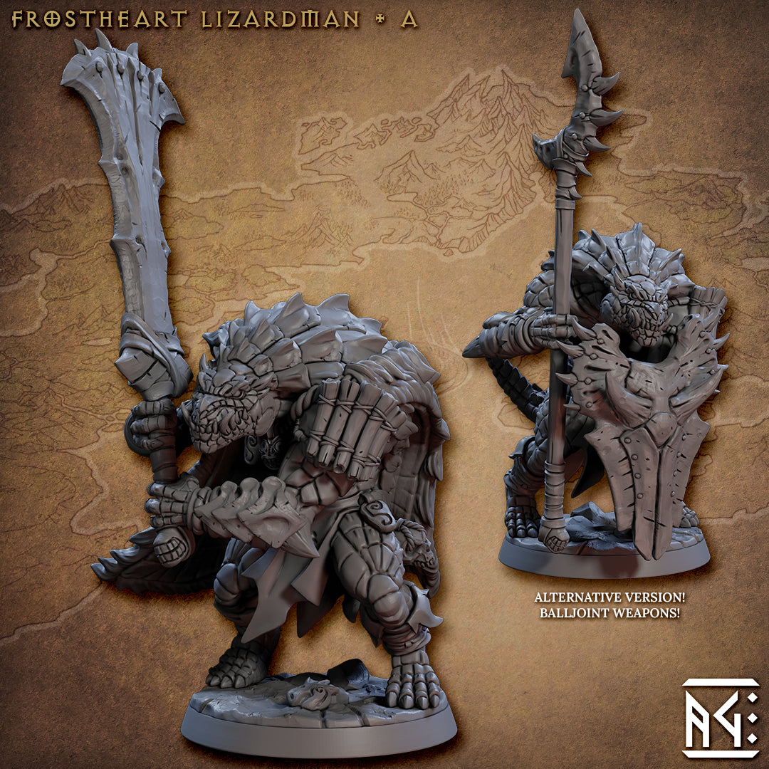 Frostheart Lizardmen from Artisan Guild
