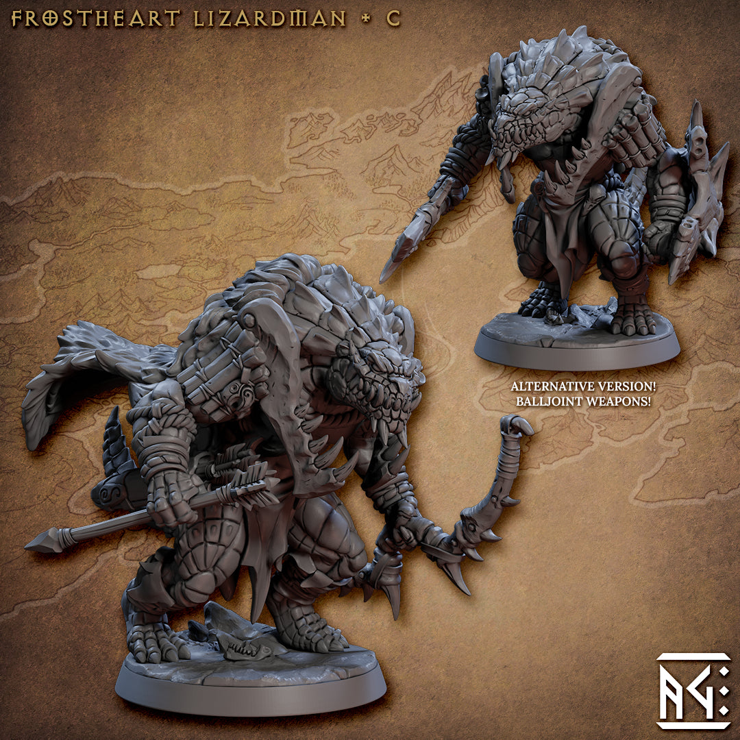 Frostheart Lizardmen from Artisan Guild