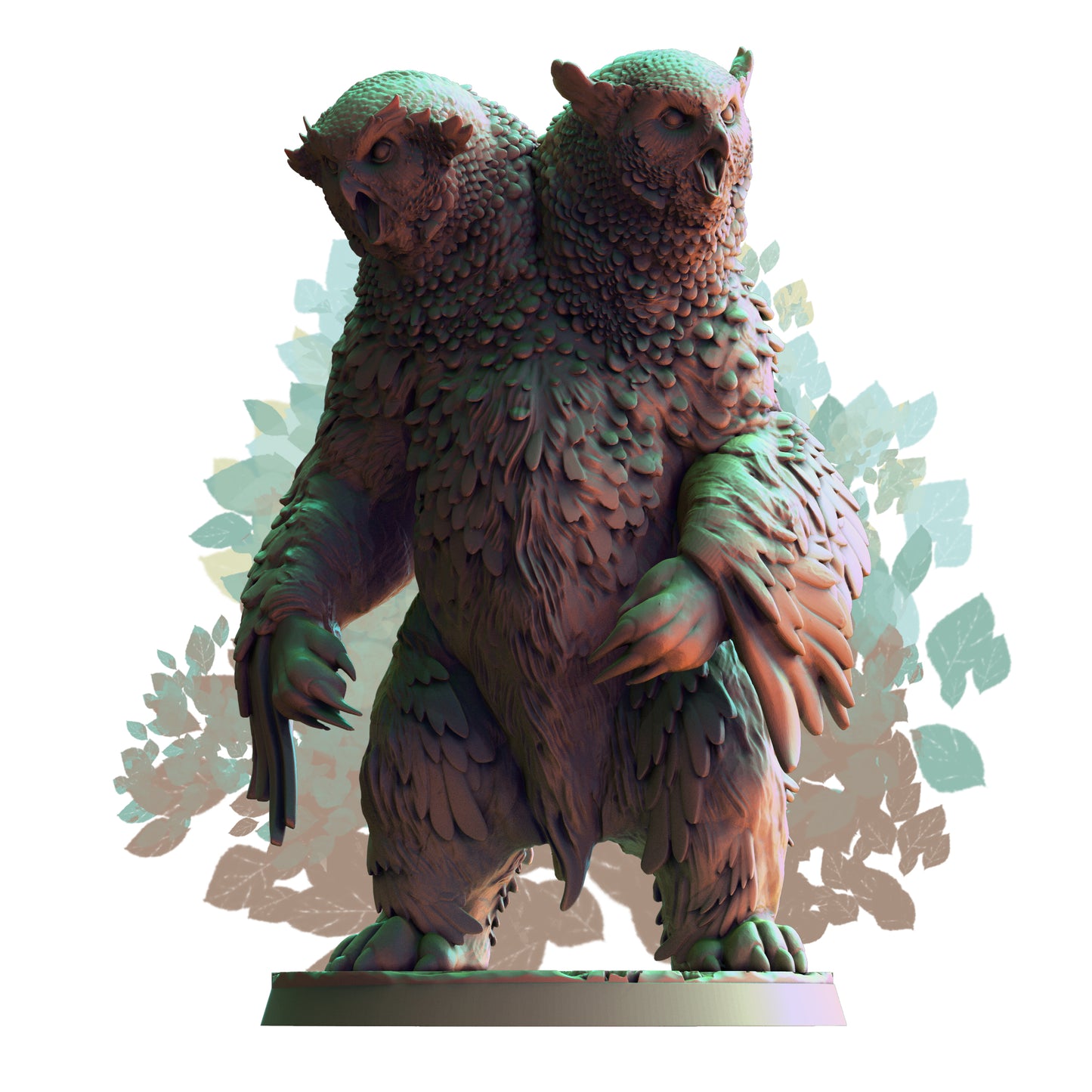 Ettin Owlbear from PrintMyMinis