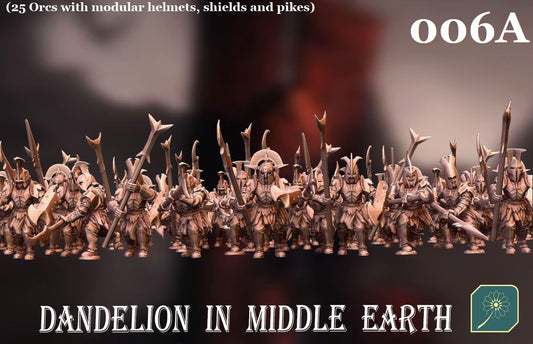 Shadow Mountain Orc Pikemen & Shadow Mountain Orc Swordsmen from Dandelion
