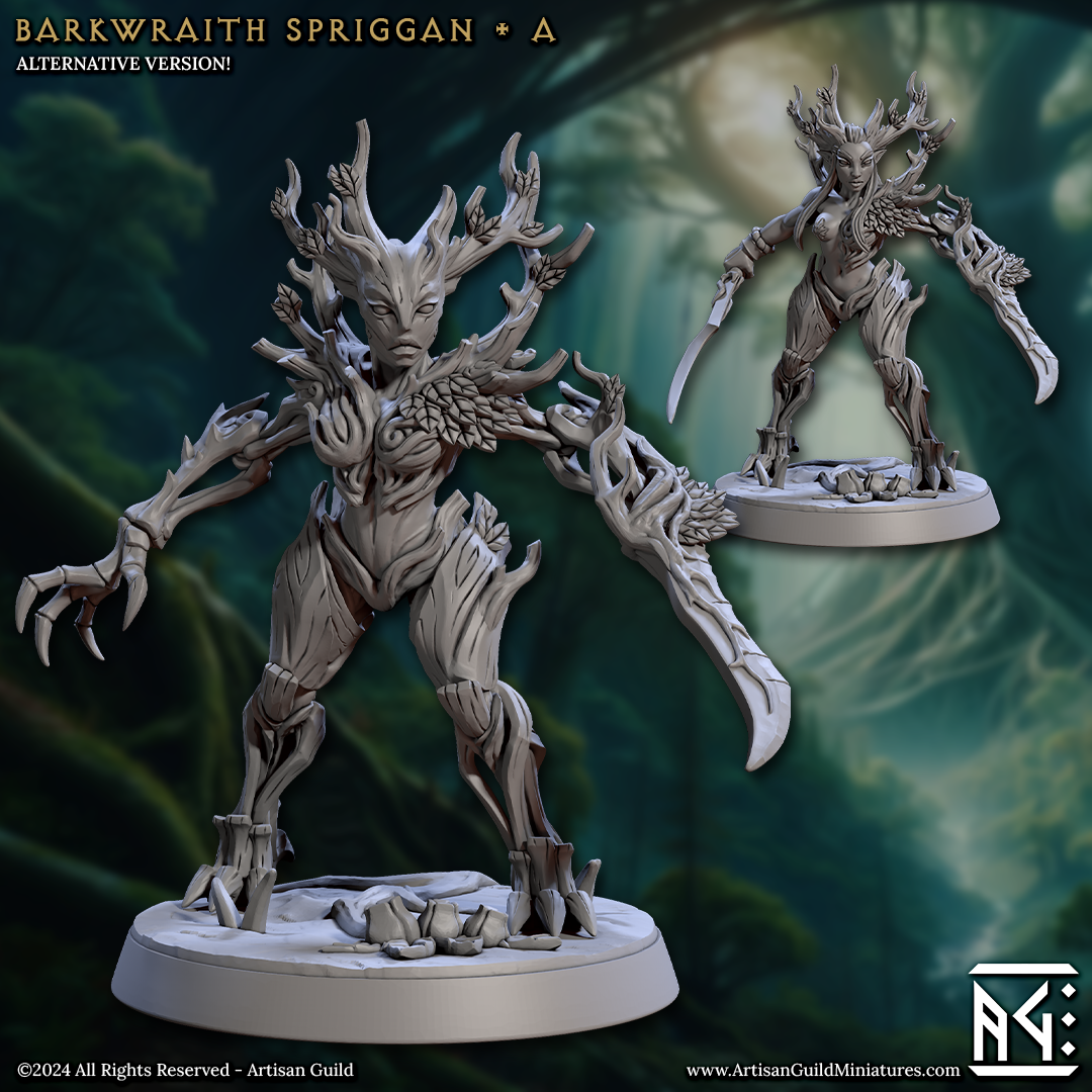 Barkwraith Spriggans (2 versions) from Artisan Guild