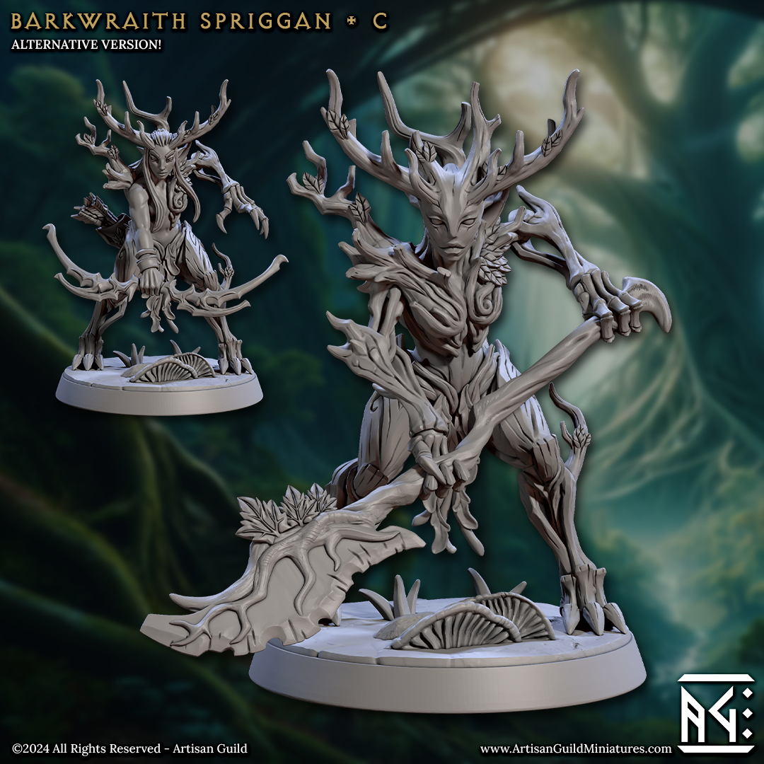 Barkwraith Spriggans (2 versions) from Artisan Guild