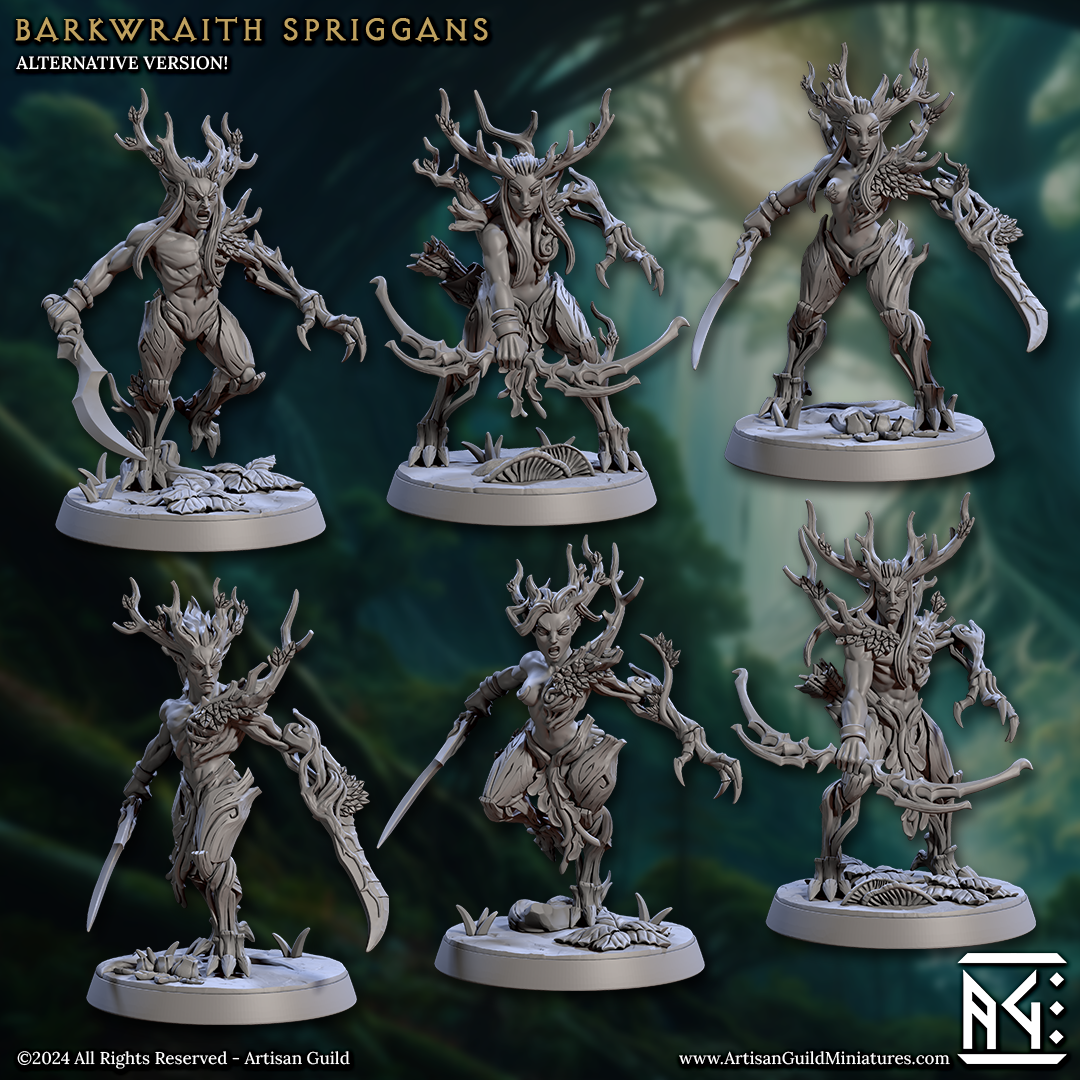 Barkwraith Spriggans (2 versions) from Artisan Guild