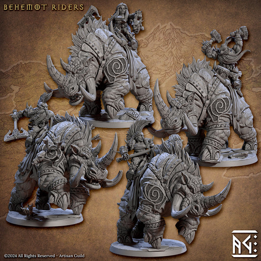 Dwarven Behemoth Riders from Artisan Guild