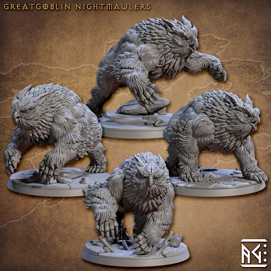 Greatgoblin Nightmauler Owlbears from Artisan Guild