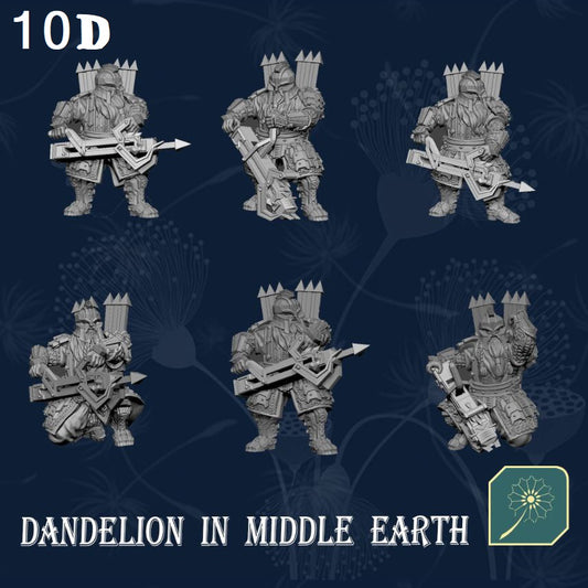 Metal Mountain Bolters (Unit of 20) from Dandelion in Middle Earth