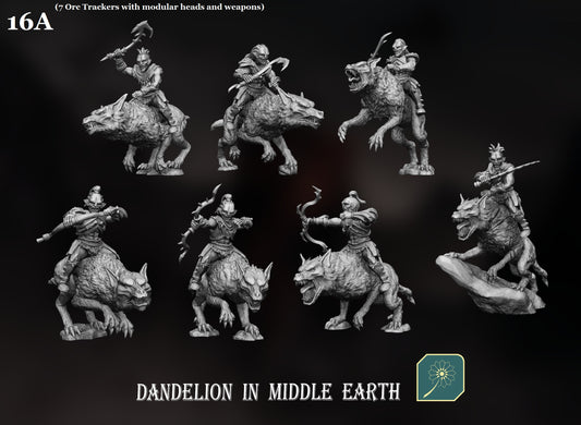Orc Scouts on Wargs from Dandelion