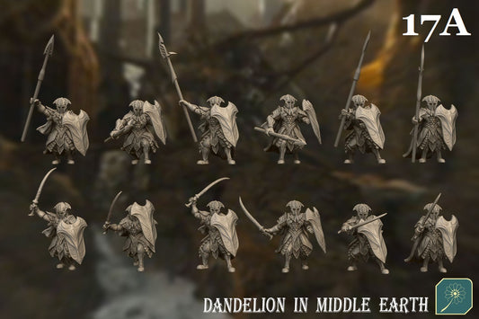 Woodland Elf Wardens (set of 24) from Dandelion in Middle Earth