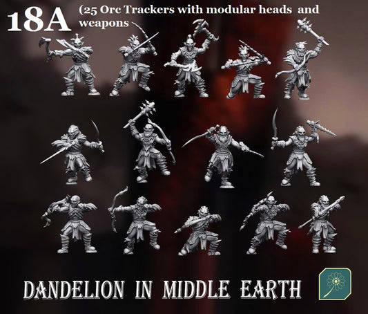 Orc Trackers on foot from Dandelion