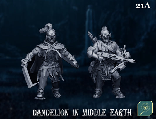 Forked Fortress Half-Orc Commanders from Dandelion
