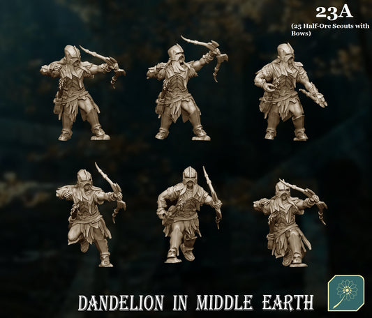 Half-Orc Scouts Bowmen from Dandelion