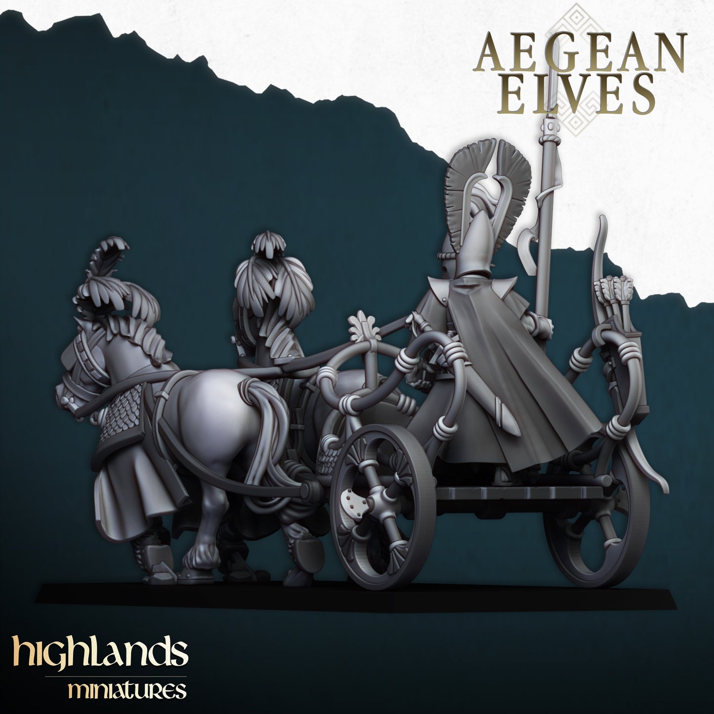 Aegean Elf War Chariot from Highlands Miniatures