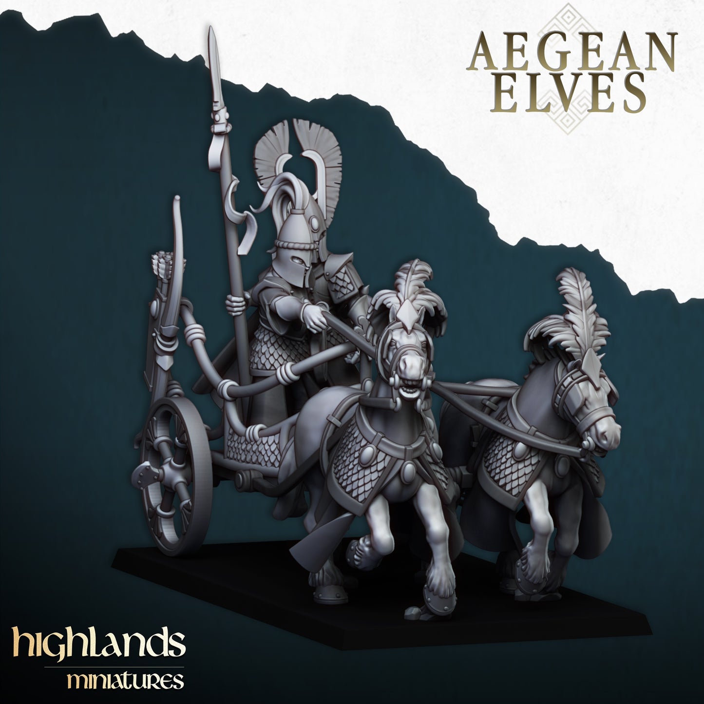 Aegean Elf War Chariot from Highlands Miniatures