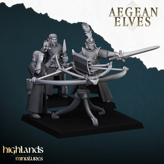 Aegean Elves Ballista from Highlands Miniatures
