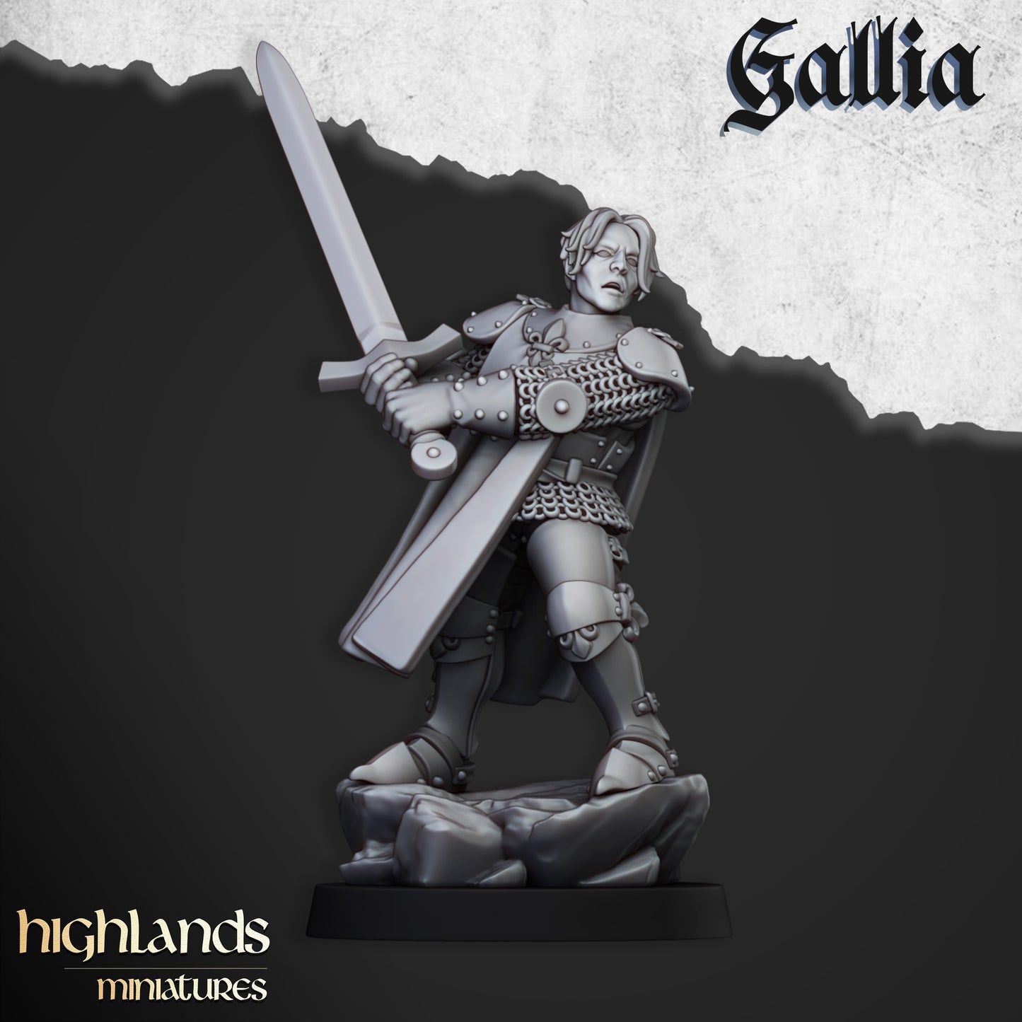 Baroness of Gallia from Highlands Miniatures