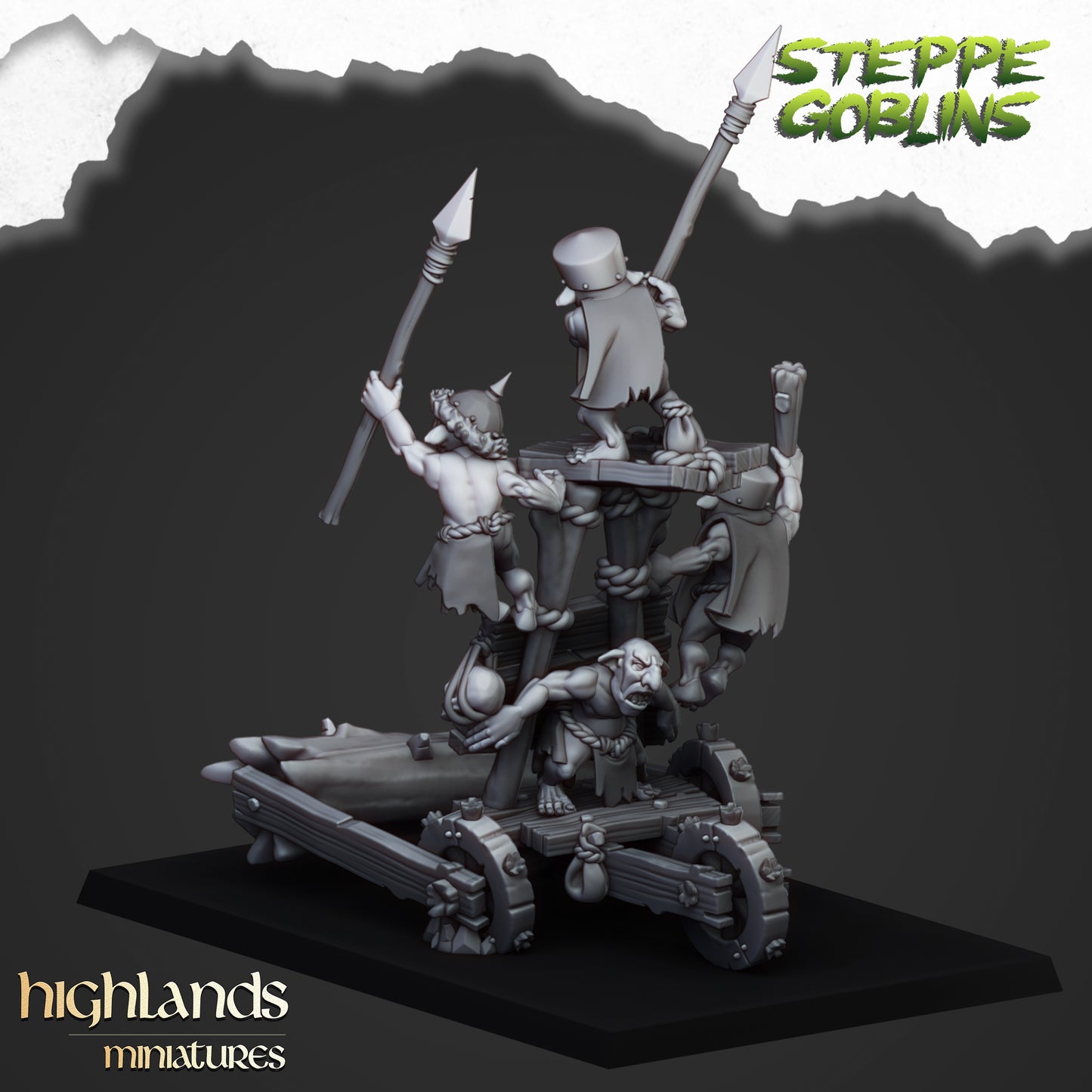 Steppe Goblors Roller from Highlands Miniatures