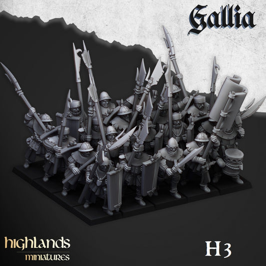 Men-at-Arms of Gallia from Highlands Miniatures