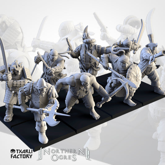 Northern Ogre Mercenaries from Txarli Factory