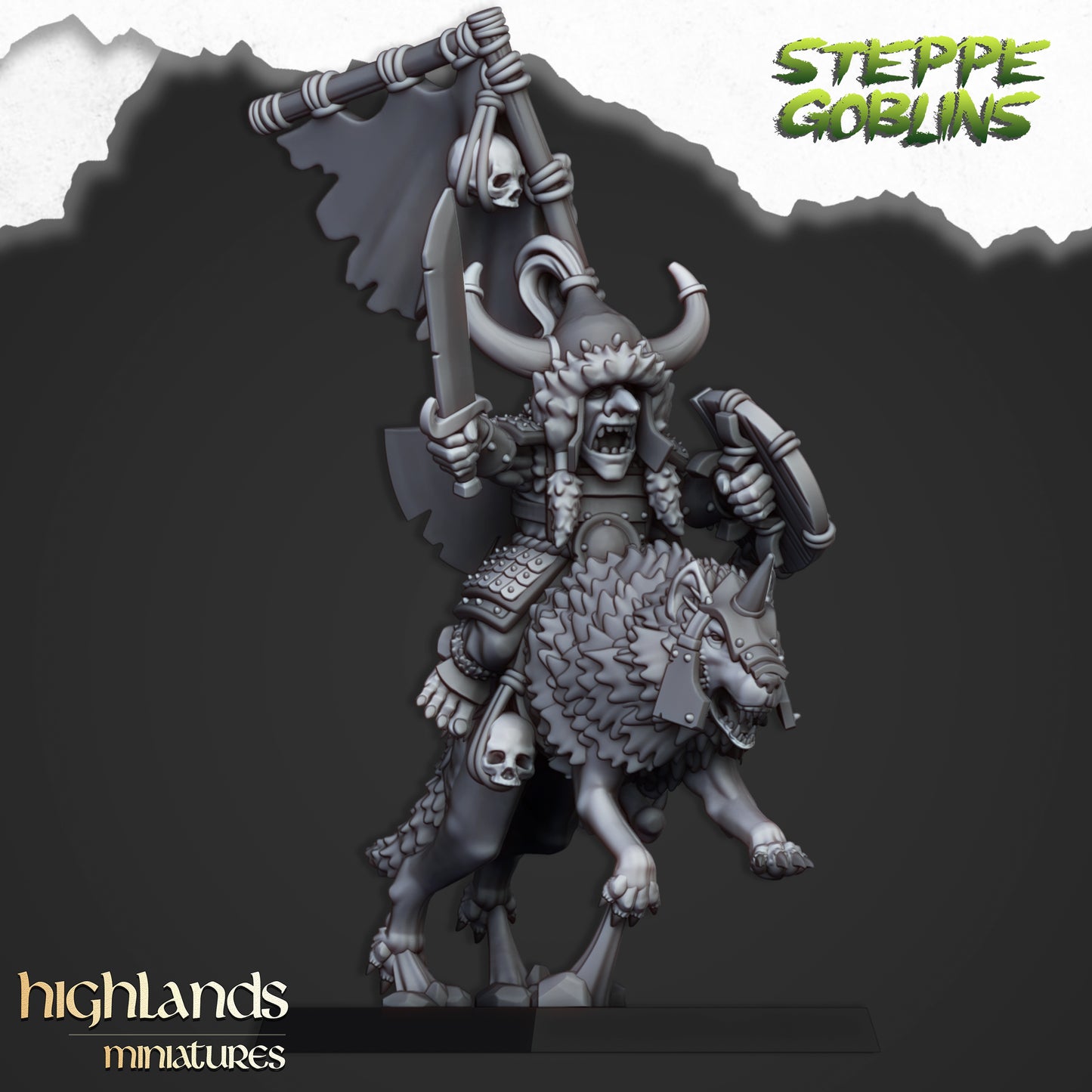 Steppe Goblin Khan from Highlands Miniatures