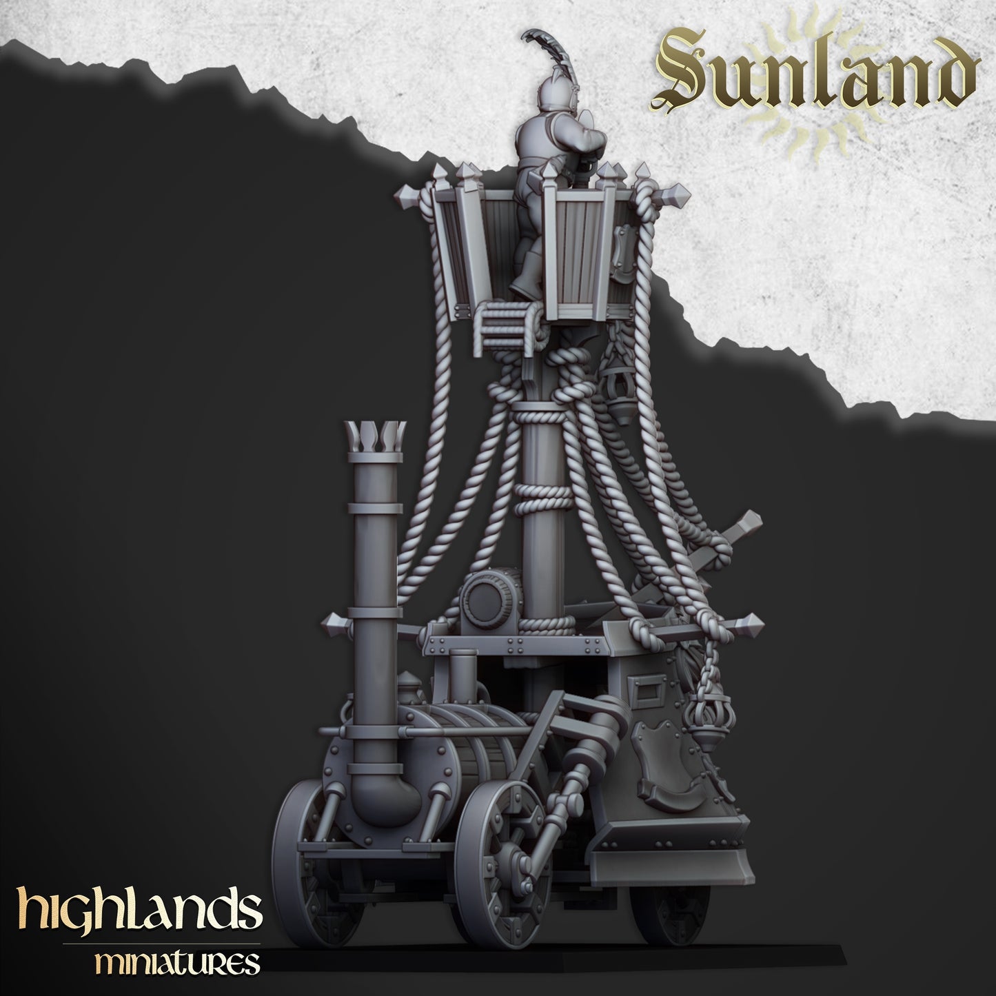 Sunland Ironclad Landship from Highlands Miniatures