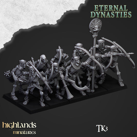 Dune Lords Skeletal Archers from Highlands Minatures