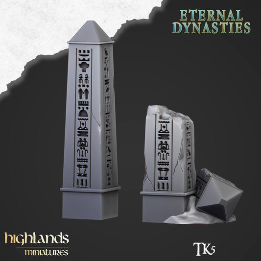 Ancient Obelisk from Highlands Minatures