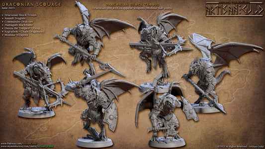 Draconian Shock Troops (2 versions) from Artisan Guild