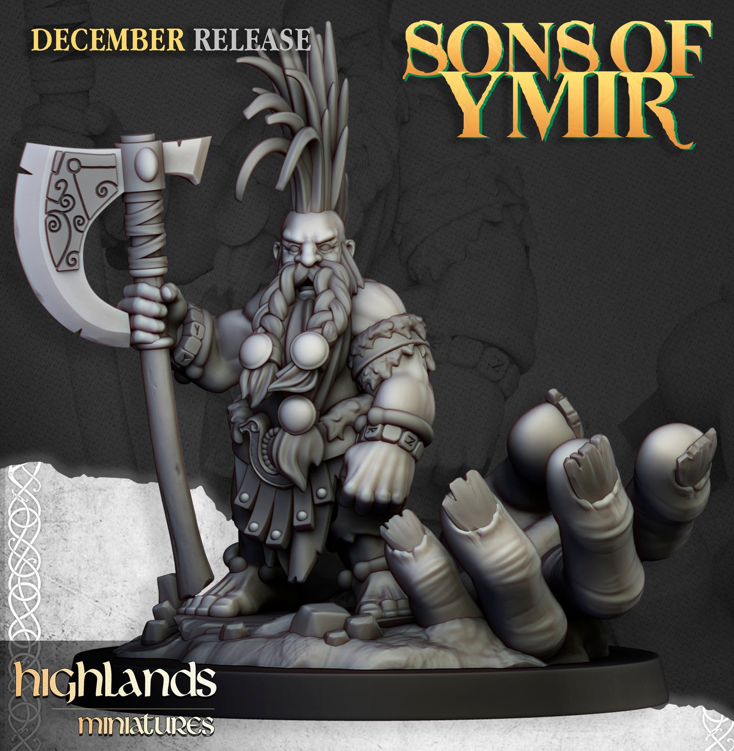 Dwarven Giantseeker from Highlands Miniatures