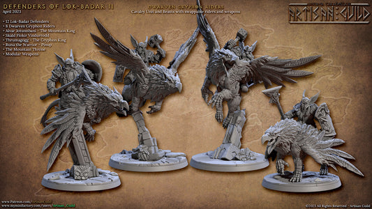 Dwarven Gryphon Riders from Artisan Guild
