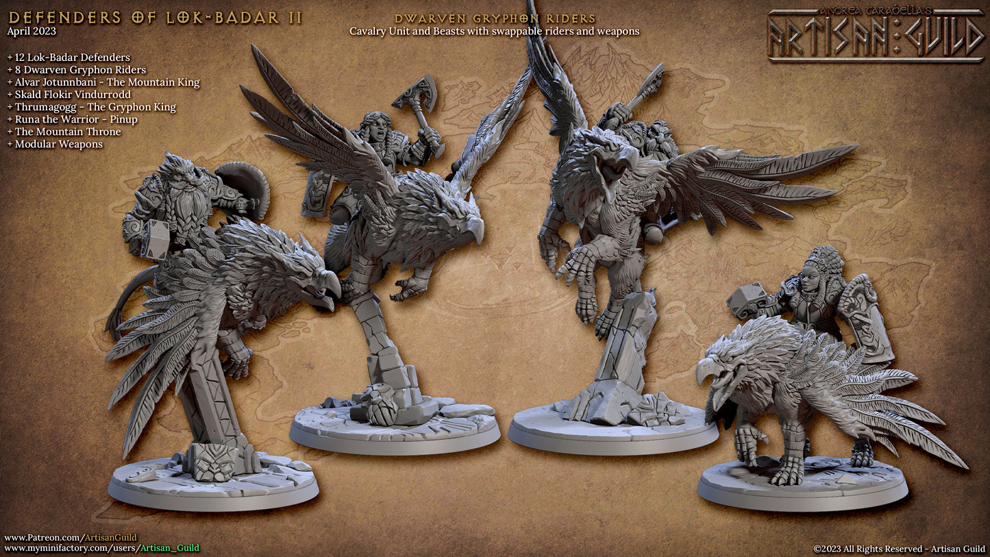 Dwarven Gryphon Riders from Artisan Guild