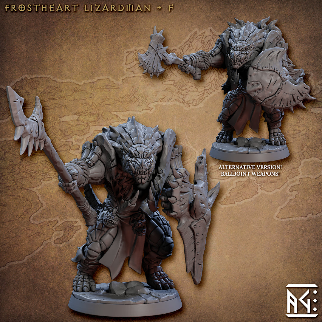 Frostheart Lizardmen from Artisan Guild