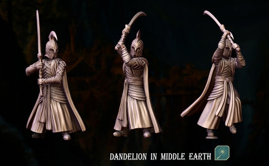 Deep Valley High Elf Glaive Warriors (x24 miniatures) from Dandelion