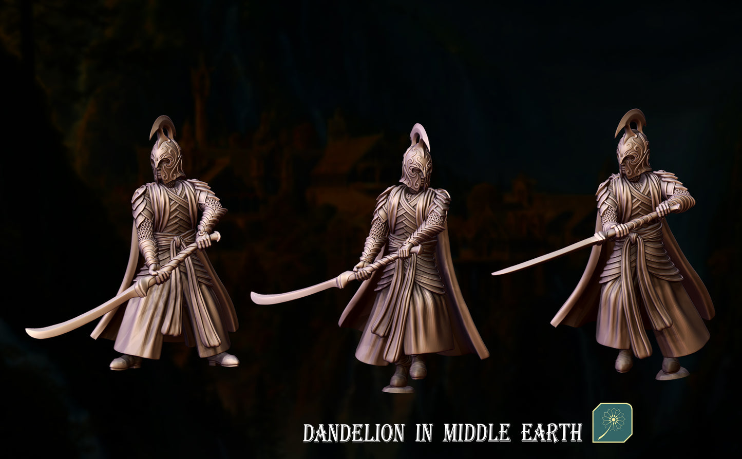 Deep Valley High Elf Glaive Warriors (x24 miniatures) from Dandelion