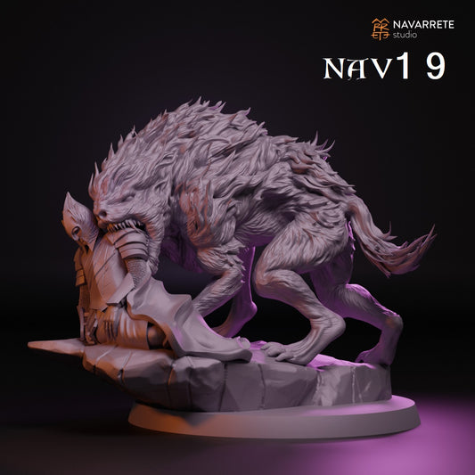 The Warg King from Navarrete Studios