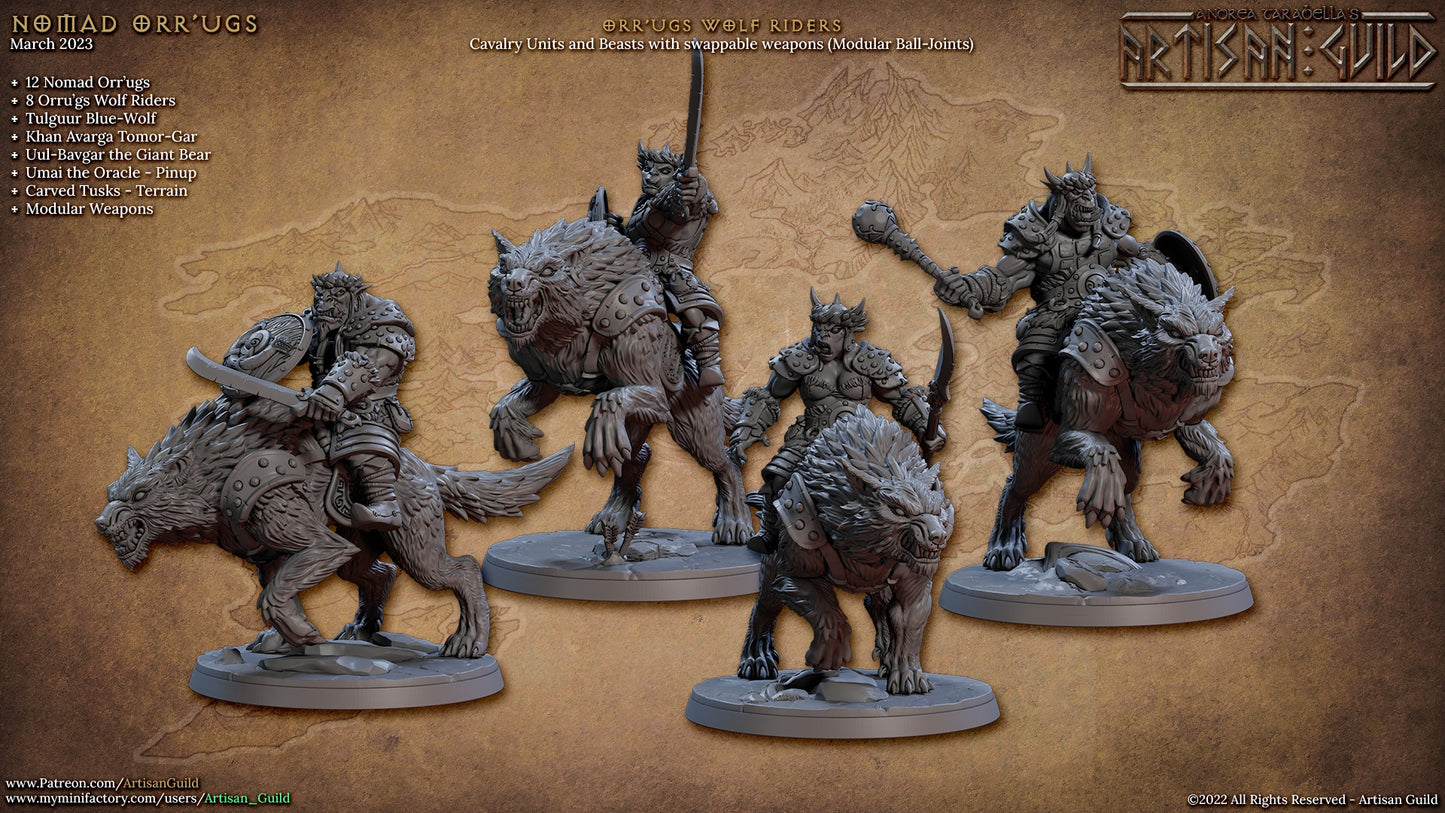 Orr'Ugs Wolf Riders from Artisan Guild