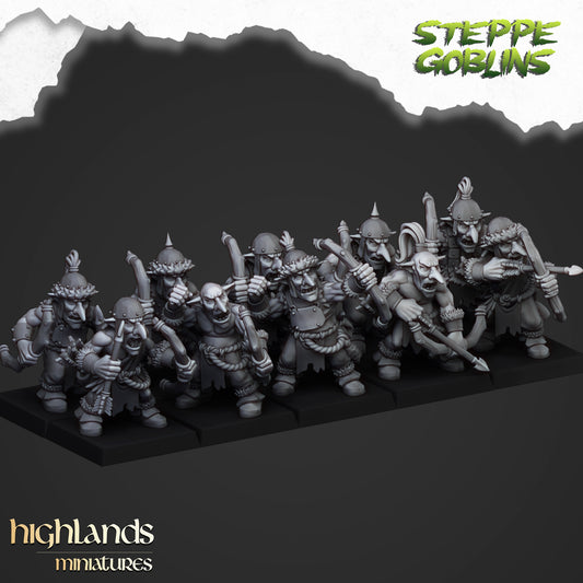 Steppe Goblin Archers from Highlands Miniatures